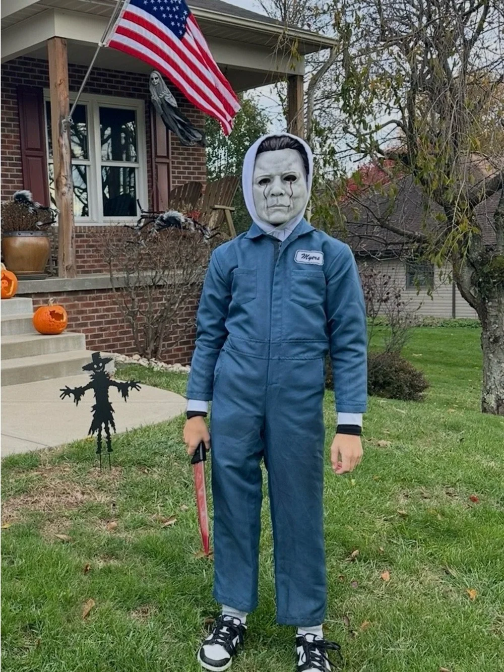 Kids Michael Myers Costume with realistic accessories